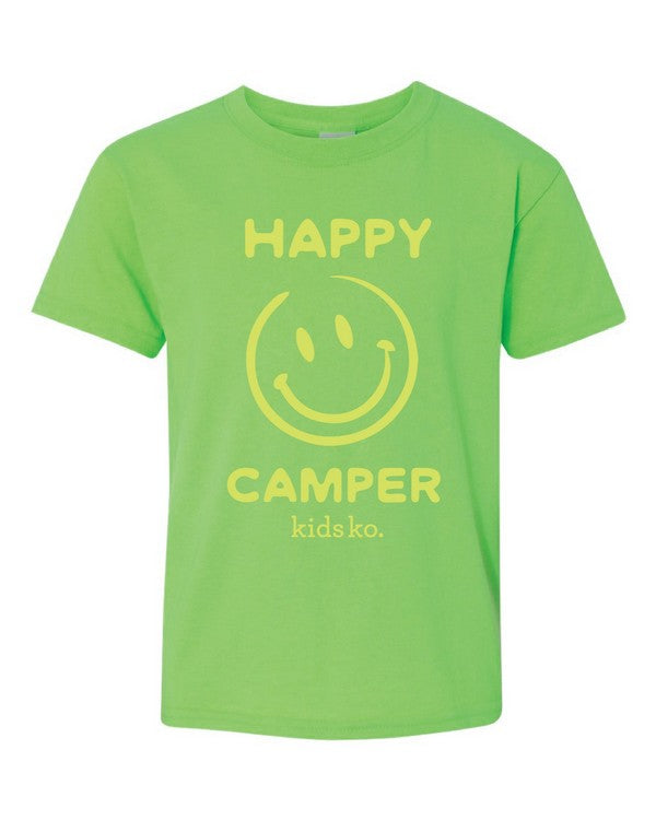 Happy Camper T-shirt In Green (PRE ORDER)